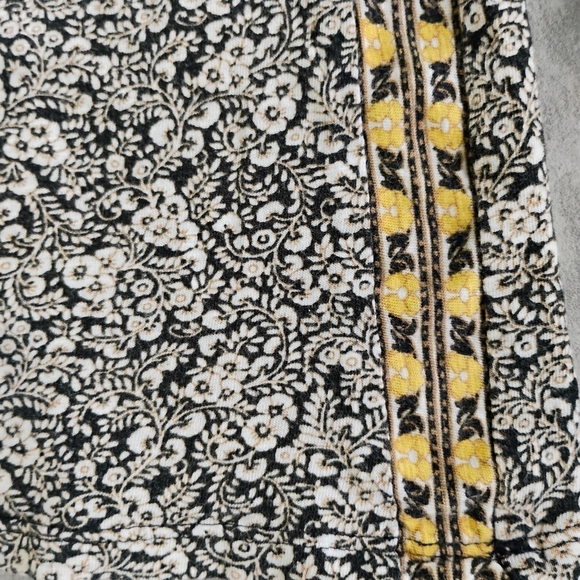 J Jill Ditsy Floral Blouse Womens Plus 3X Boho Bohemian Peasant Relaxed Flowy - Picture 8 of 13